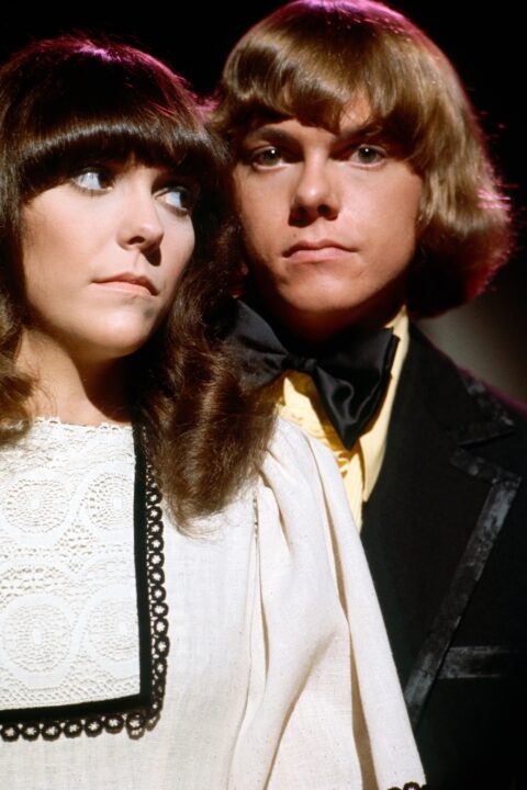 The Carpenters, from left: Karen Carpenter, Richard Carpenter, 1971