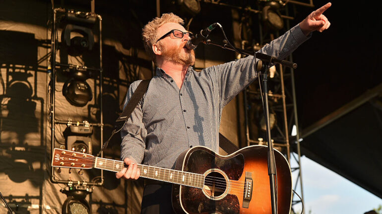 Recording artist Dave King of Flogging Molly performs onstage during Firefly Music Festival on June 17, 2016 in Dover, Delaware