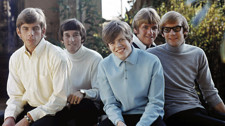 Herman's Hermits, Barry Whitwam, Keith Hopwood, Peter Noone, Karl Green, Derek Leckenby, circa early 1960s. Who is still alive?
