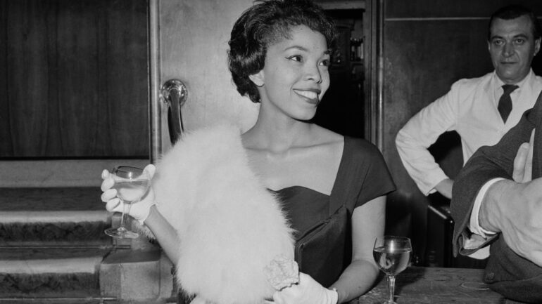 American singer Olga James, London, August 10th 1959