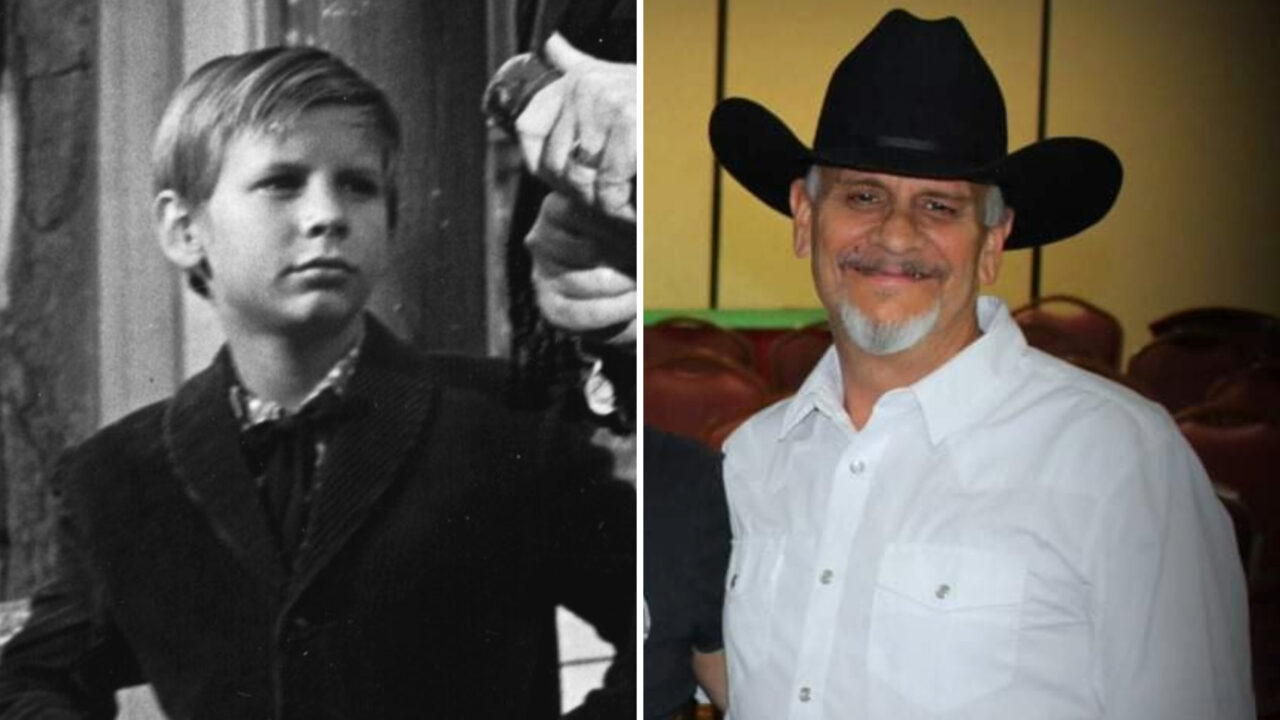 Robert Hol,es from Laramie now and then composite image
