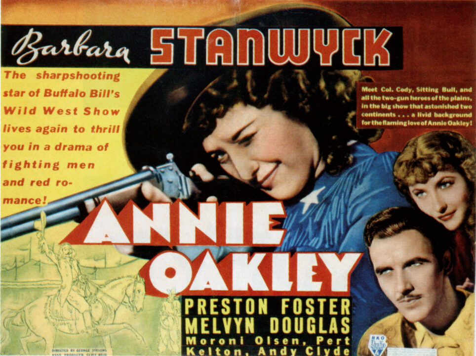 ANNIE OAKLEY, Barbara Stanwyck, Preston Foster, 1935