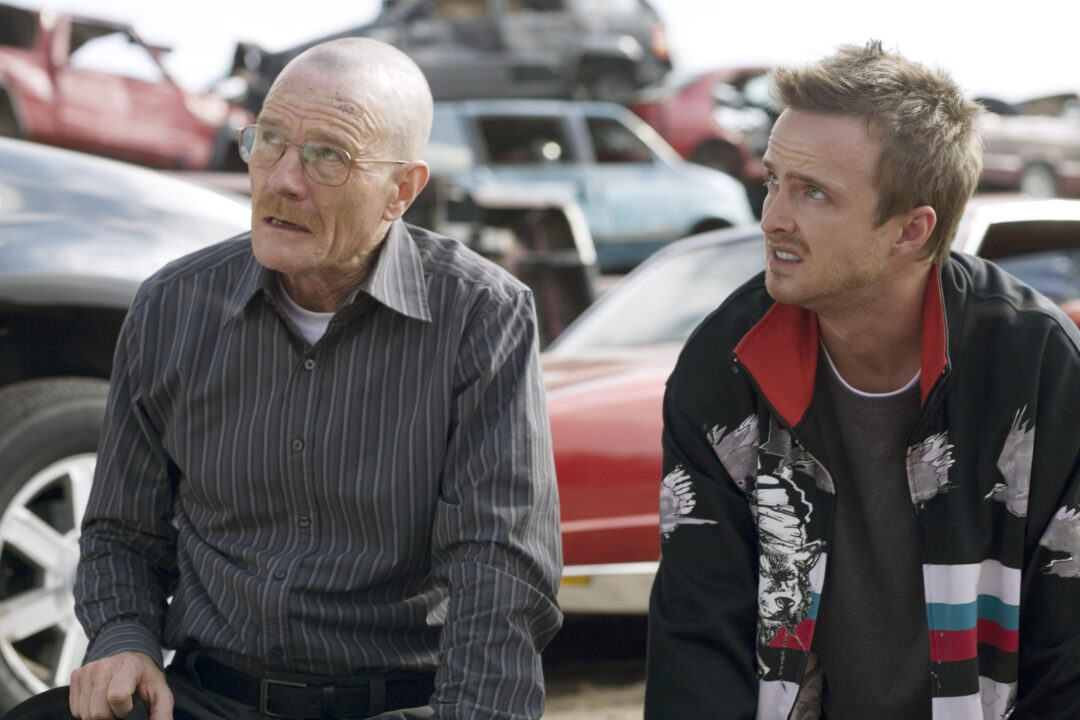 BREAKING BAD, (from left): Bryan Cranston, Aaron Paul, 'Seven Thirty Seven', (Season 2, aired March 8, 2009), 2008-.