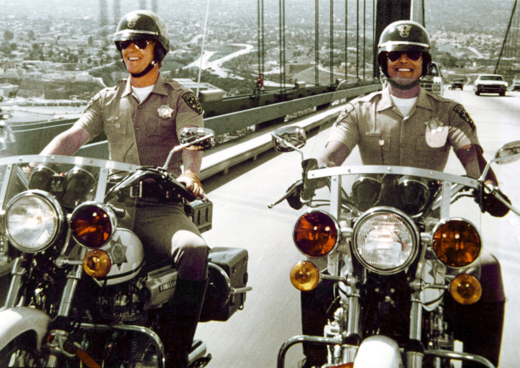 CHIPS, from left, Larry Wilcox, Erik Estrada, 1977-83