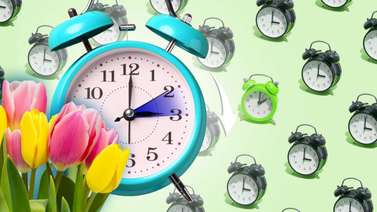 Daylight Savings Time March 2026 graphic