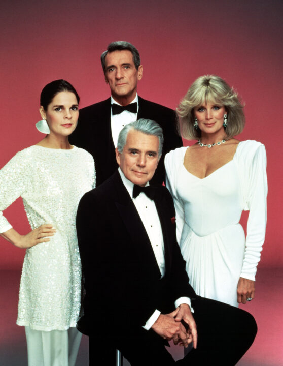 DYNASTY, Ali MacGraw, Rock Hudson, John Forsythe, Linda Evans, 1981-1989