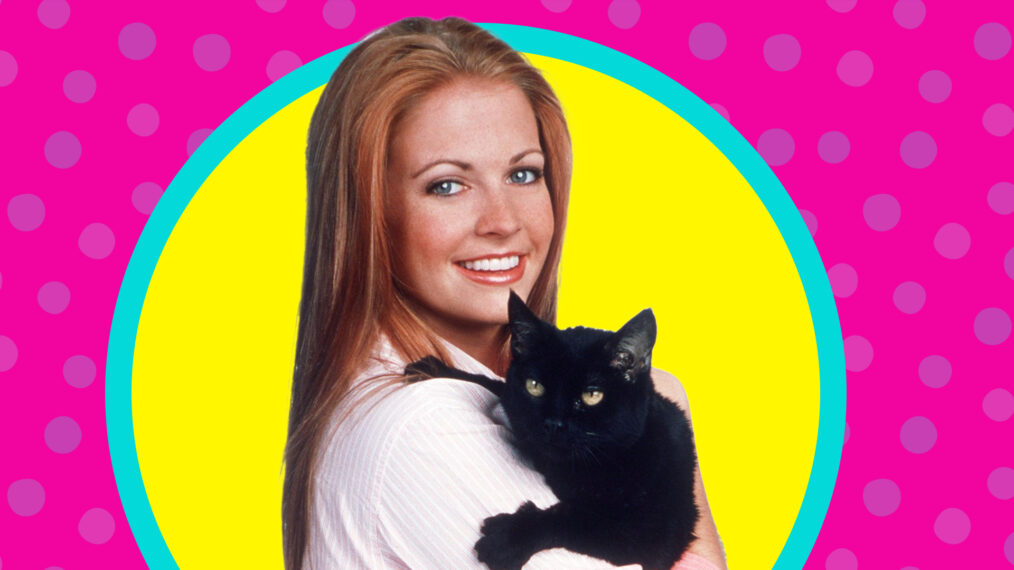 370100 01: Melissa Joan Hart and Salem the cat star TV series