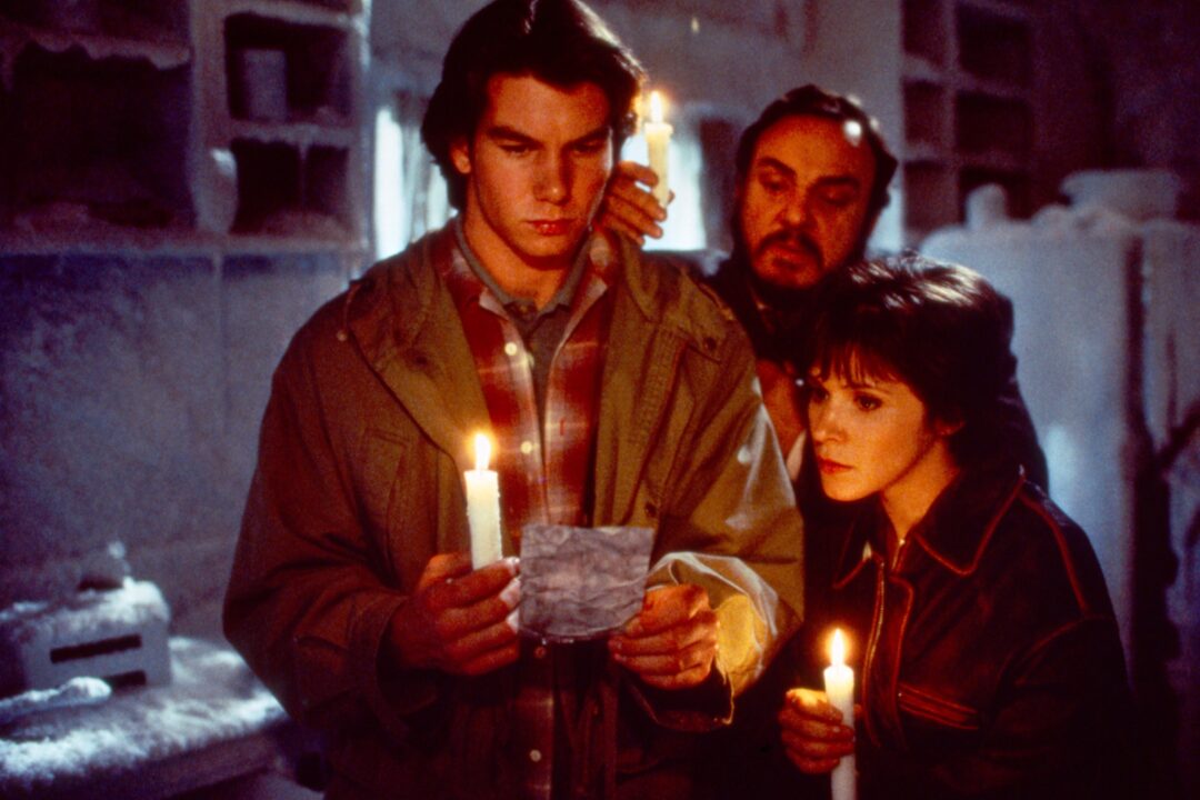 SLIDERS, from left: Jerry O'Connell, John Rhys-Davies, Sabrina Lloyd, 1995-2000.
