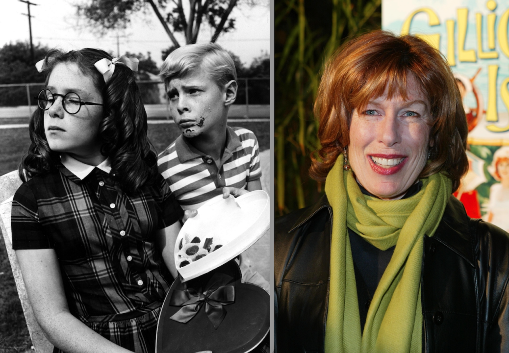 actress Jeannie Russell on 'Dennis the Menace' with Jay North; on her own in 2004