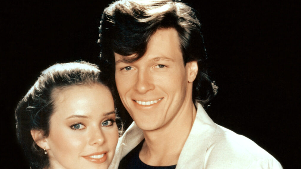 GENERAL HOSPITAL, (from left): Kristina Malandro (aka Kristina Malandro Wagner), Jack Wagner, (ca. mid-late 1980s), 1963-.