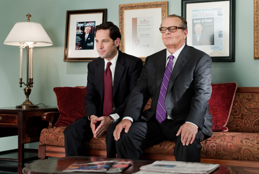 HOW DO YOU KNOW, from left: Paul Rudd, Jack Nicholson, 2010