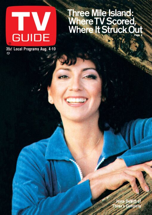 THREE'S COMPANY, Joyce DeWitt, TV GUIDE cover, August 4-10, 1979