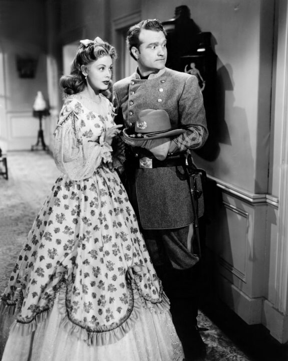 A SOUTHERN YANKEE, from left: Arlene Dahl, Red Skelton, 1948