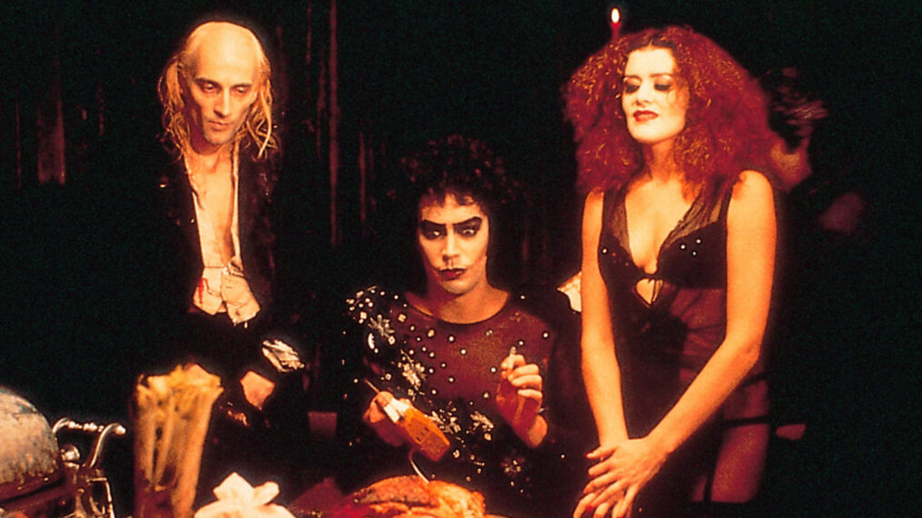 THE ROCKY HORROR PICTURE SHOW, Richard O'Brien, Tim Curry, Patricia Quinn, 1975