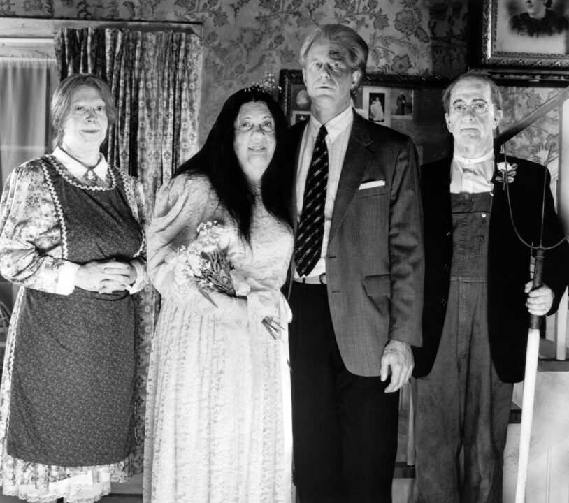 TALES FROM THE CRYPT, Tim Curry (in multiple roles), Ed Begley Jr.(2nd from right), 'Death of Some Salesmen', (Season 5, Episode 1, aired October 2, 1993), 1989-96.