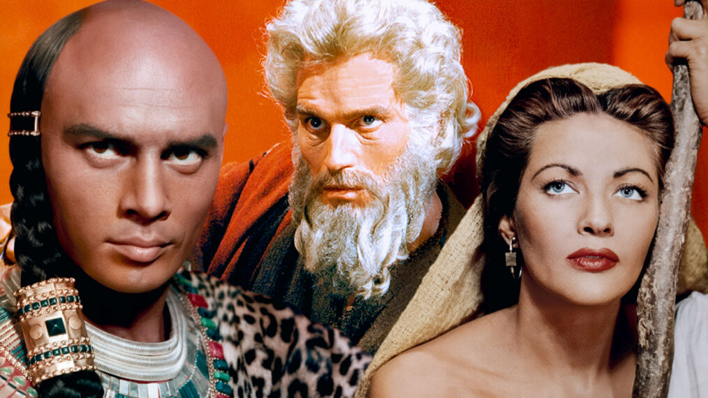 The Ten Commandments movie collage