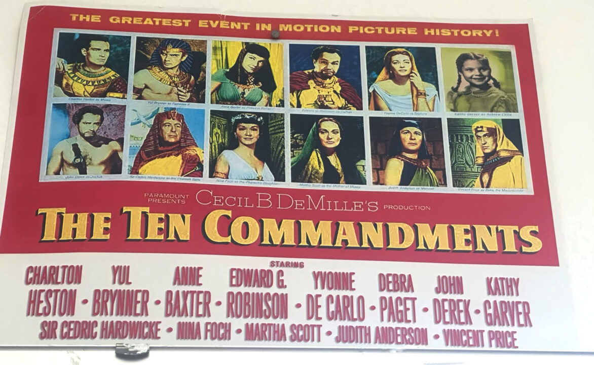 Ten Commandments poster art