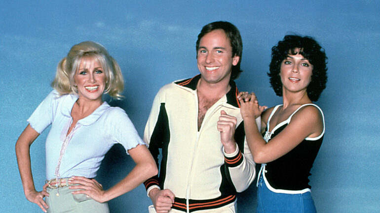 THREE'S COMPANY, Suzanne Somers, John Ritter, Joyce DeWitt, 1978