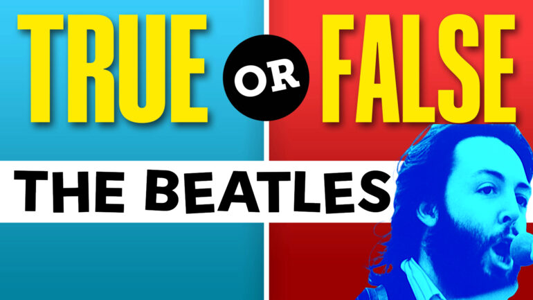 The Beatles Let It Be True False Quiz image