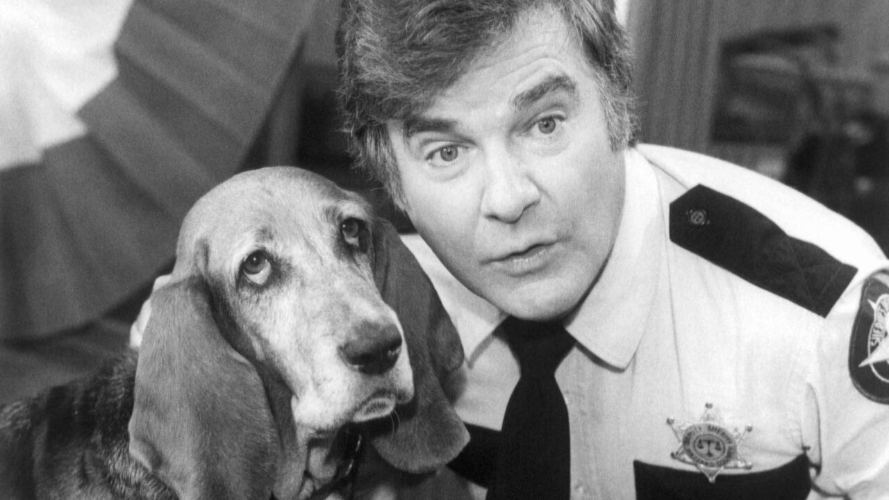 THE DUKES OF HAZZARD, James Best, 1979-85.