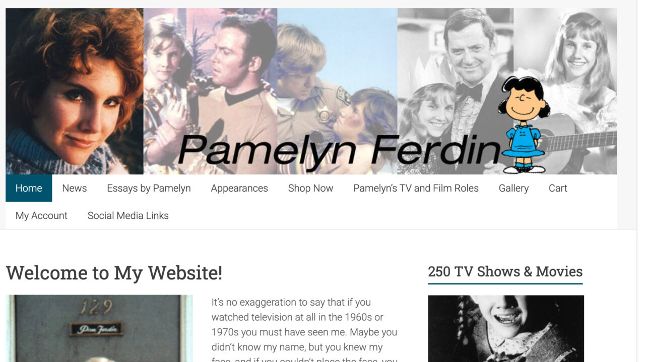 Pamelyn Ferdin website