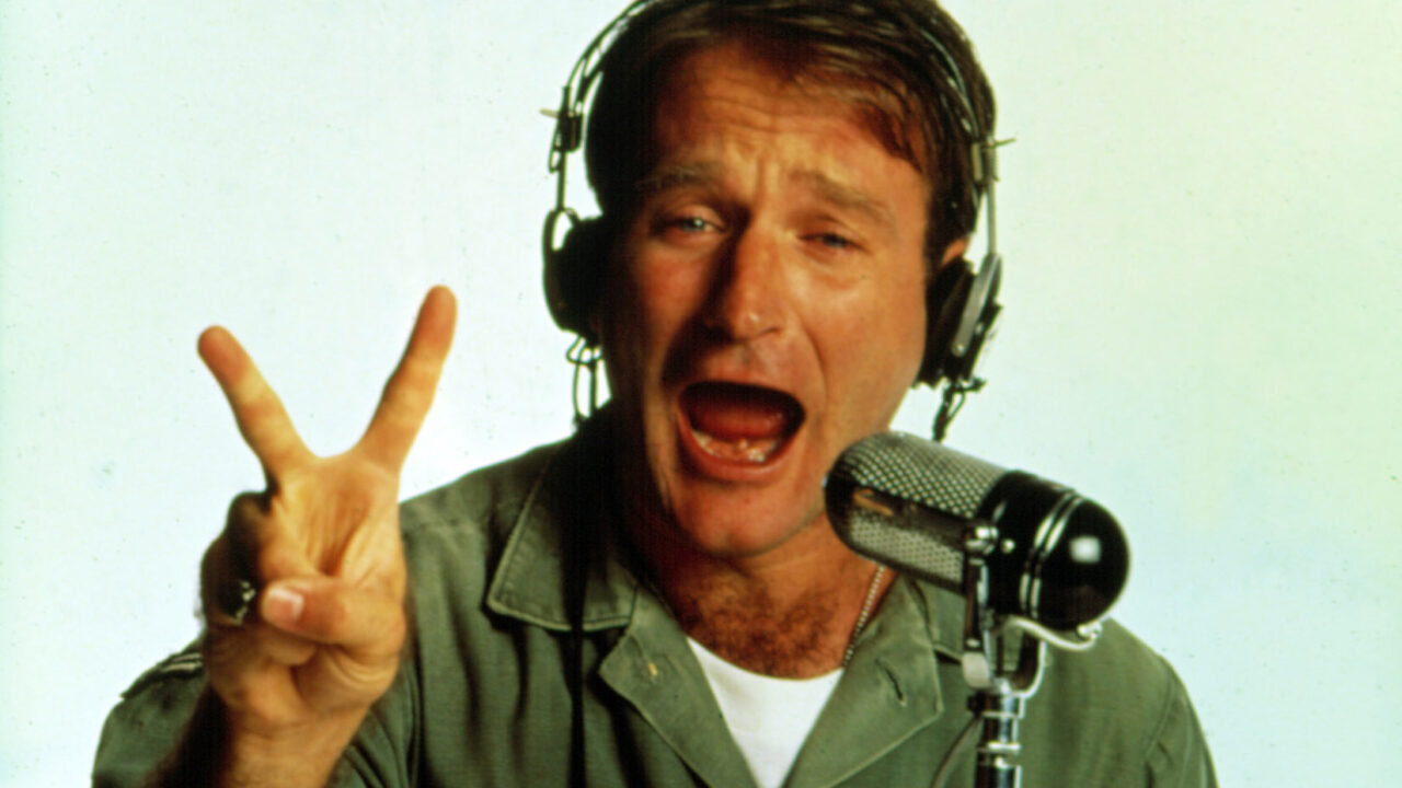 GOOD MORNING VIETNAM, Robin Williams, 1987