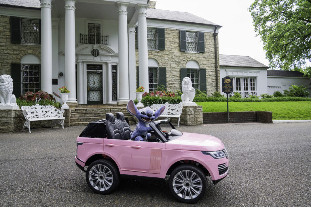 Stitch visits Graceland.