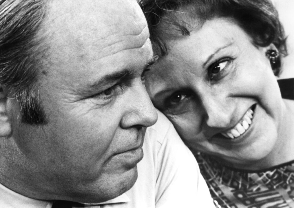 ALL IN THE FAMILY, from left: Carroll O'Connor, Jean Stapleton, 1971-79.
