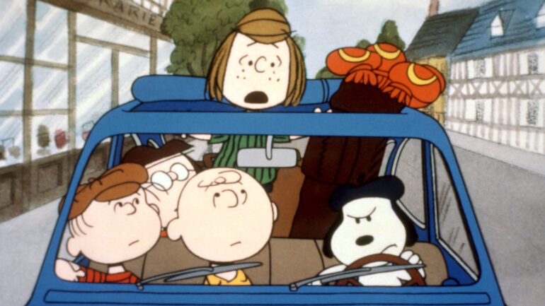 BON VOYAGE, CHARLIE BROWN (AND DON'T COME BACK!), Linus Van Pelt, Marcie, Charlie Brown, Peppermint Patty, Snoopy, 1980