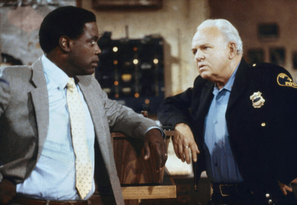 IN THE HEAT OF THE NIGHT, from left: Howard E. Rolins Jr., Carroll O'Connor, 1988-1995,