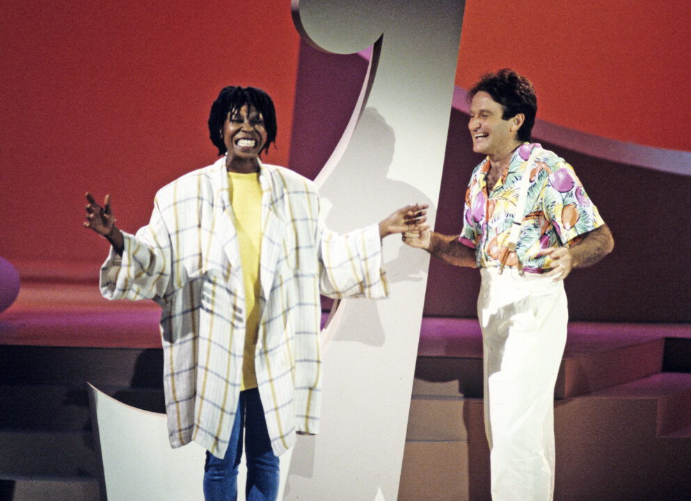 UNITED STATES - FEBRUARY 10: Walt Disney Television via Getty Images SPECIAL - "Carol, Carl, Whoopi & Robin" - 2/10/87, Whoopi Goldberg and Robin Williams (pictured) joined Carol Burnett and Carl Reiner for an hour of sketch comedy and songs.,