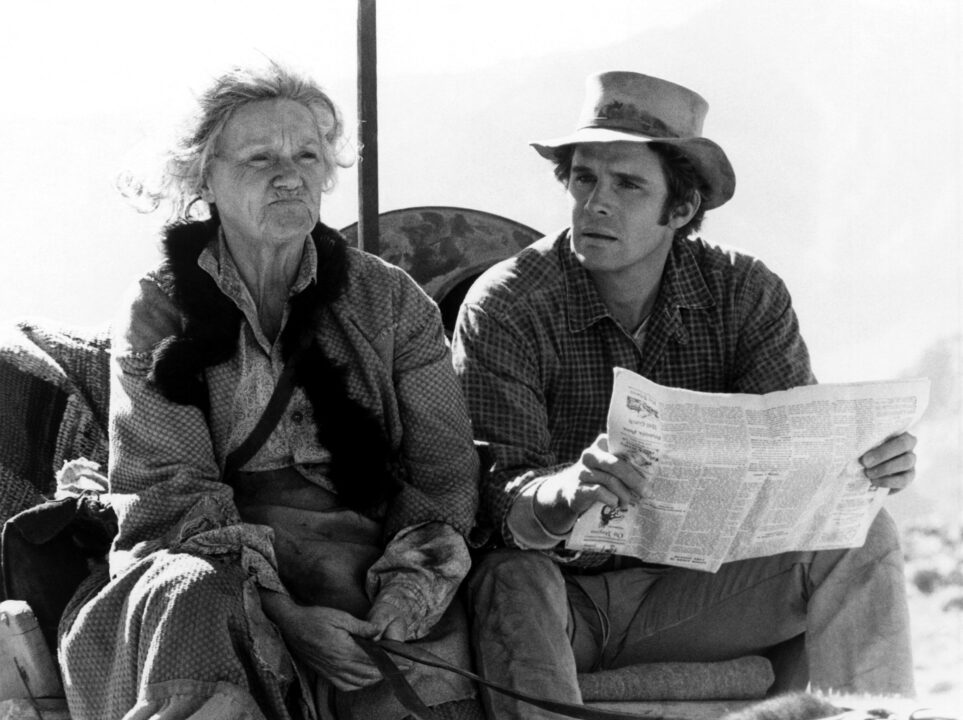 DIRTY SALLY, from left: Jeanette Nolan, Dack Rambo, (Season 1, Episode 14, aired April 19, 1974), 1974.