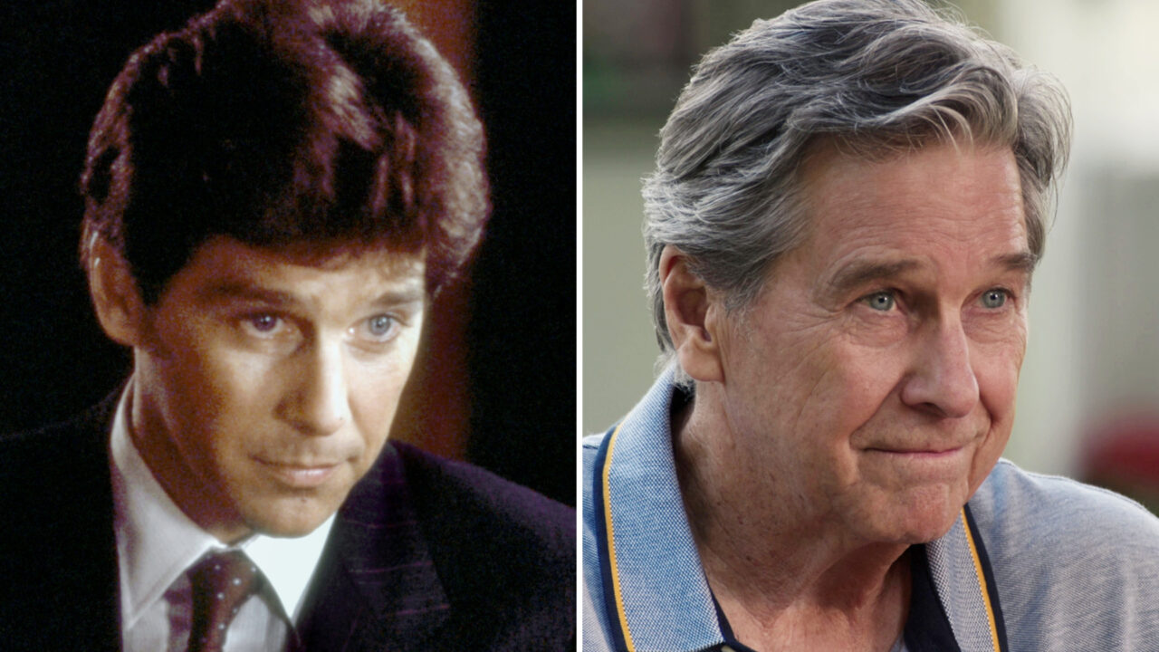 Tim Matheson in fletch and in virgin River split image
