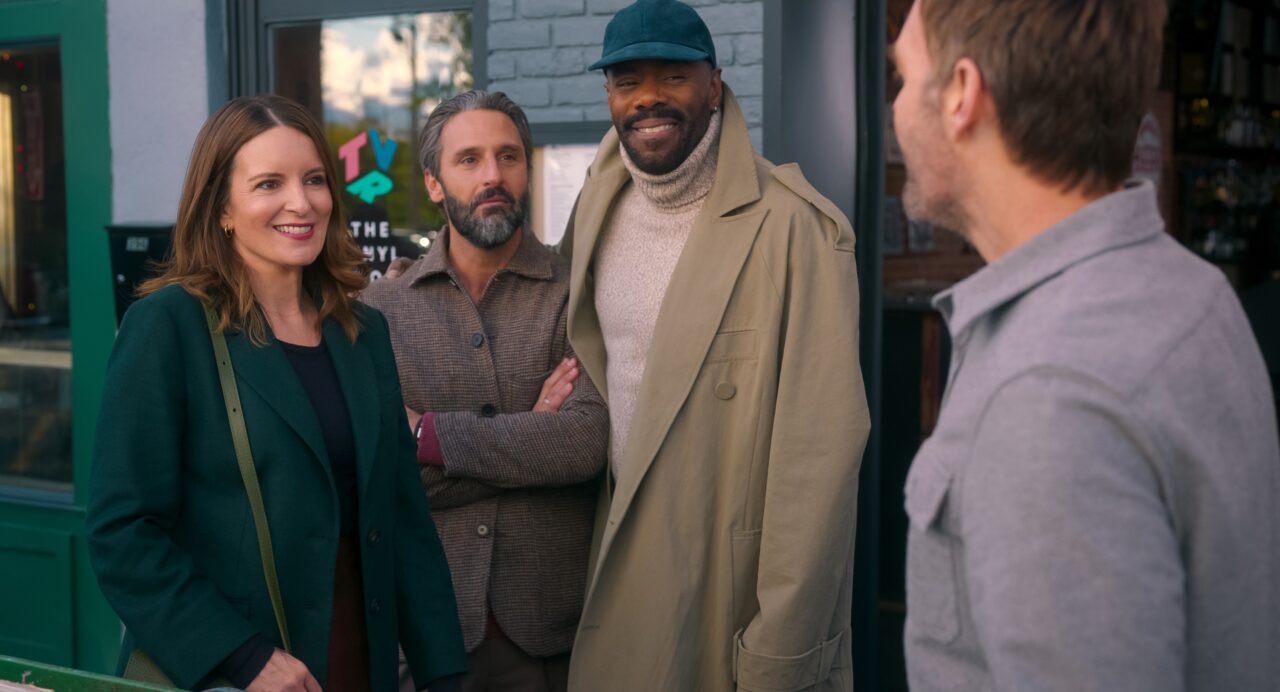 THE FOUR SEASONS, from left: Tina Fey, Marco Calvani, Colman Domingo, Will Forte, (Season 1, ep. 105, aired May 1, 2025).