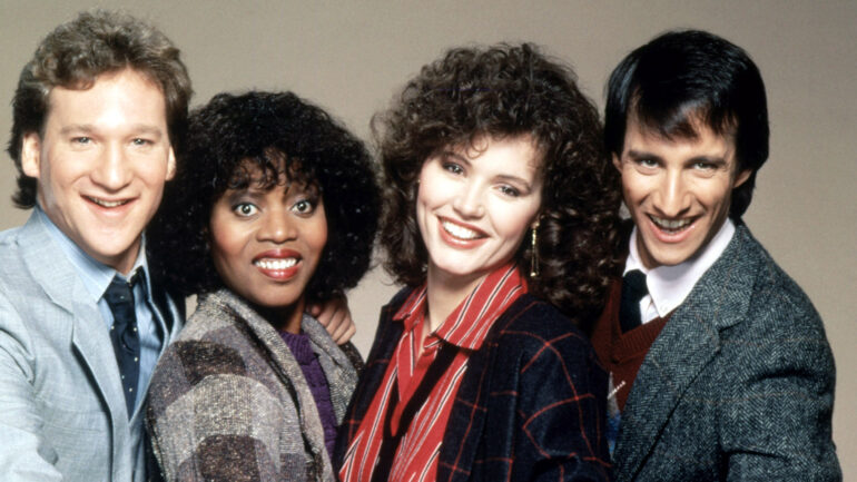 SARA, Bill Maher, Alfre Woodard, Geena Davis, Bronson Pinchot, 1985.