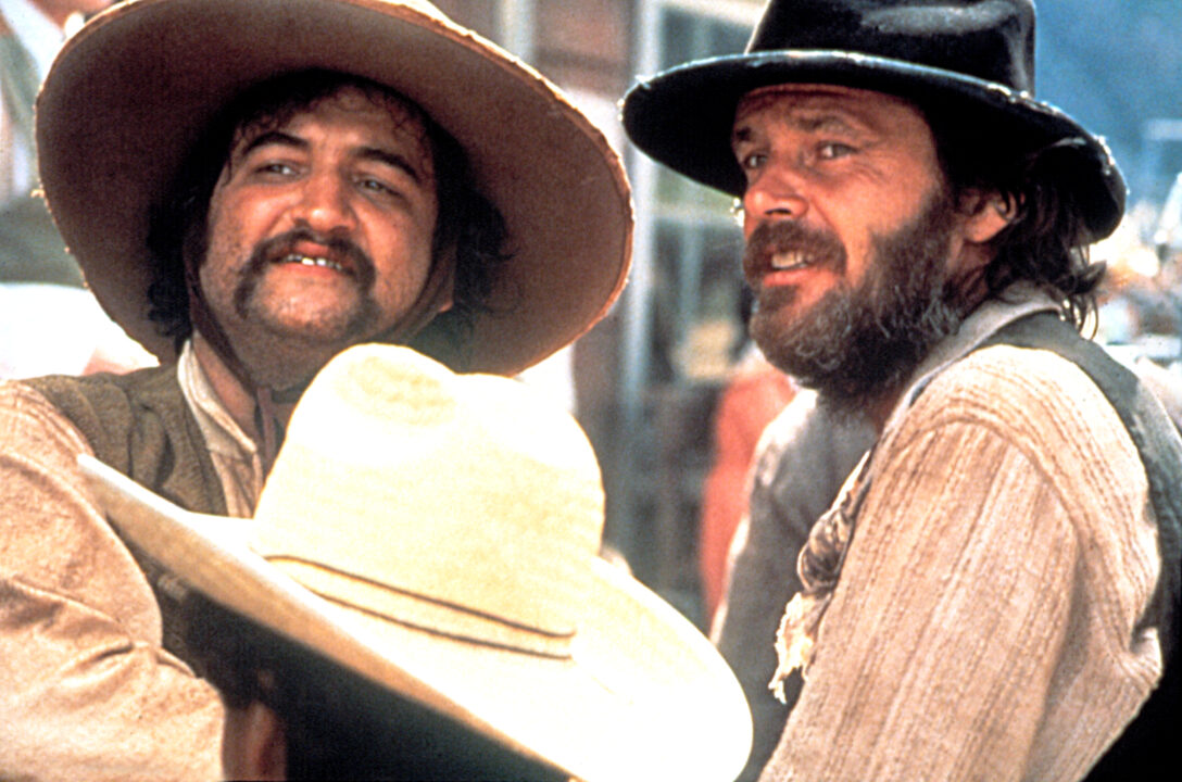 GOIN' SOUTH, John Belushi, Jack Nicholson, 1978,