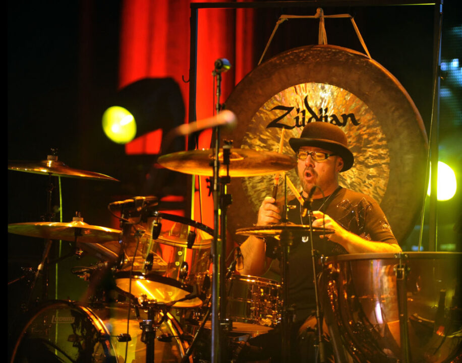 Drummer Jason Bonham, of Jason Bonham's Led Zeppelin Experience performing at The Pantages Theatre on November 23, 2010 in Hollywood, California