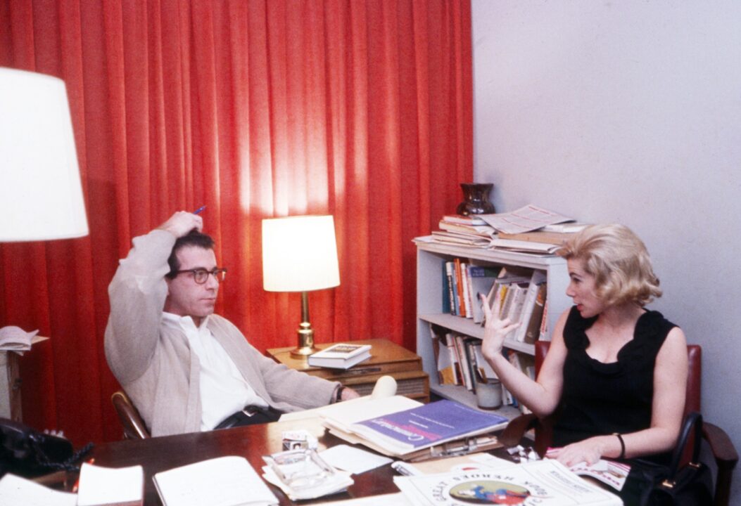 Joan Rivers, right, with producer Sy Kasoff, 1966.