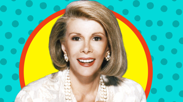 Joan Rivers from 1989 graphic
