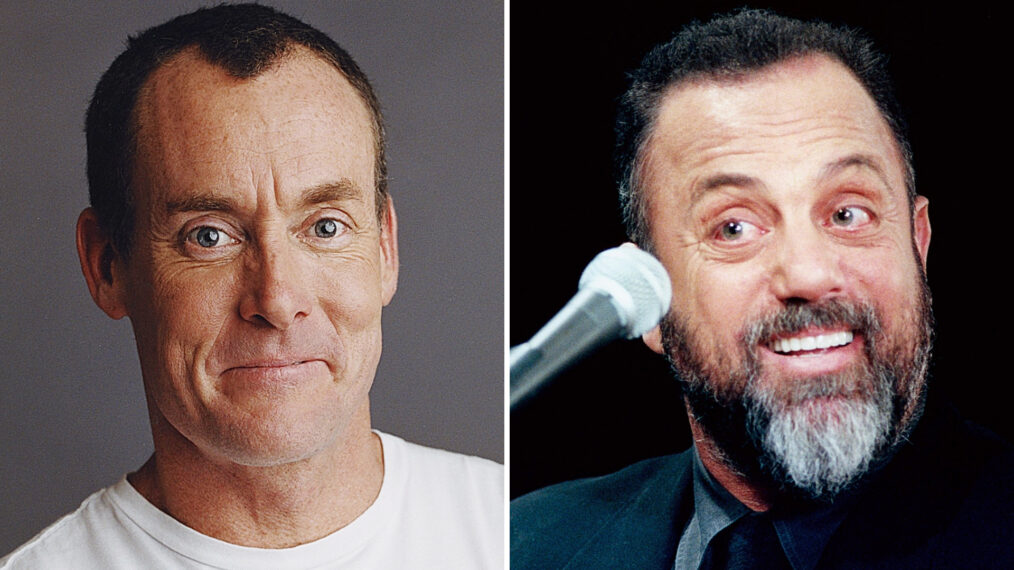 Billy Joel and John C. McGinley split image