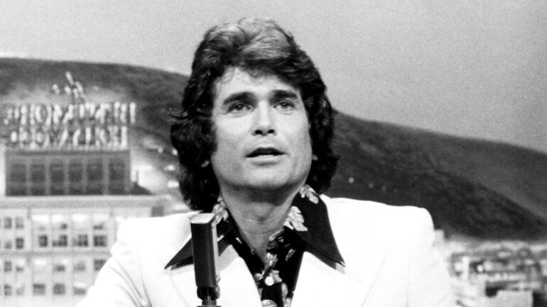 THE TONIGHT SHOW STARRING JOHNNY CARSON, guest host Michael Landon, October 25, 1976