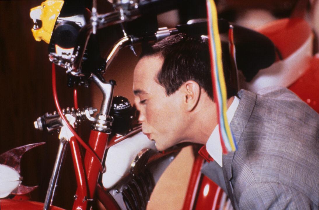 PEE WEE'S BIG ADVENTURE, Paul Reubens, 1985.