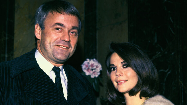 (Original Caption) Close up, Actress Natalie Wood poses with her escort Richard Gregson, in the lobby of the Sherry Netherland hotel, November 9th.