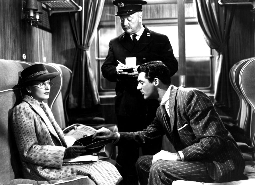 SUSPICION, Joan Fontaine, Billy Bevan, Cary Grant, 1941