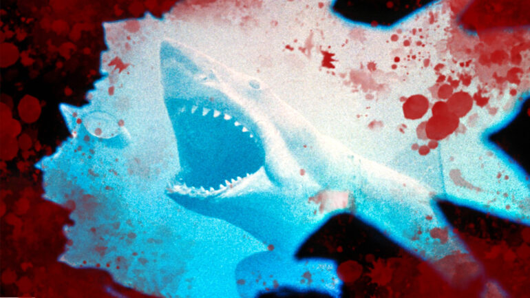 photo illustration based off the 1975 movie 