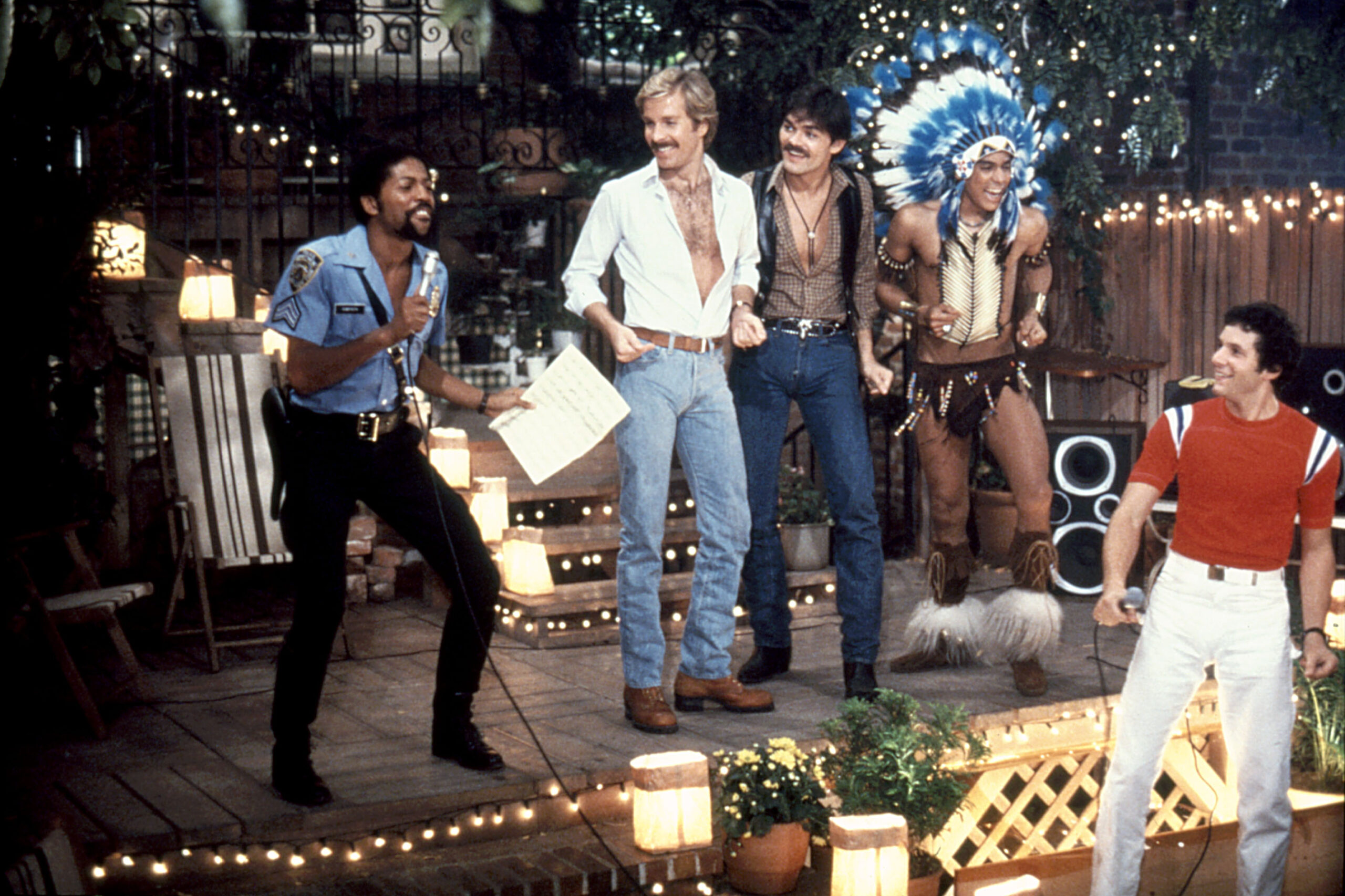 CAN'T STOP THE MUSIC, The Village People, Steve Guttenberg, 1980