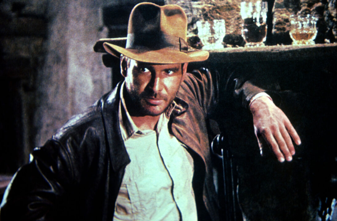 RAIDERS OF THE LOST ARK, Harrison Ford, 1981.