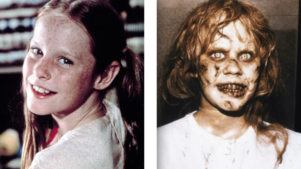 Mary McDonough as Erin Walton; Linda Blair as Regan MacNeil