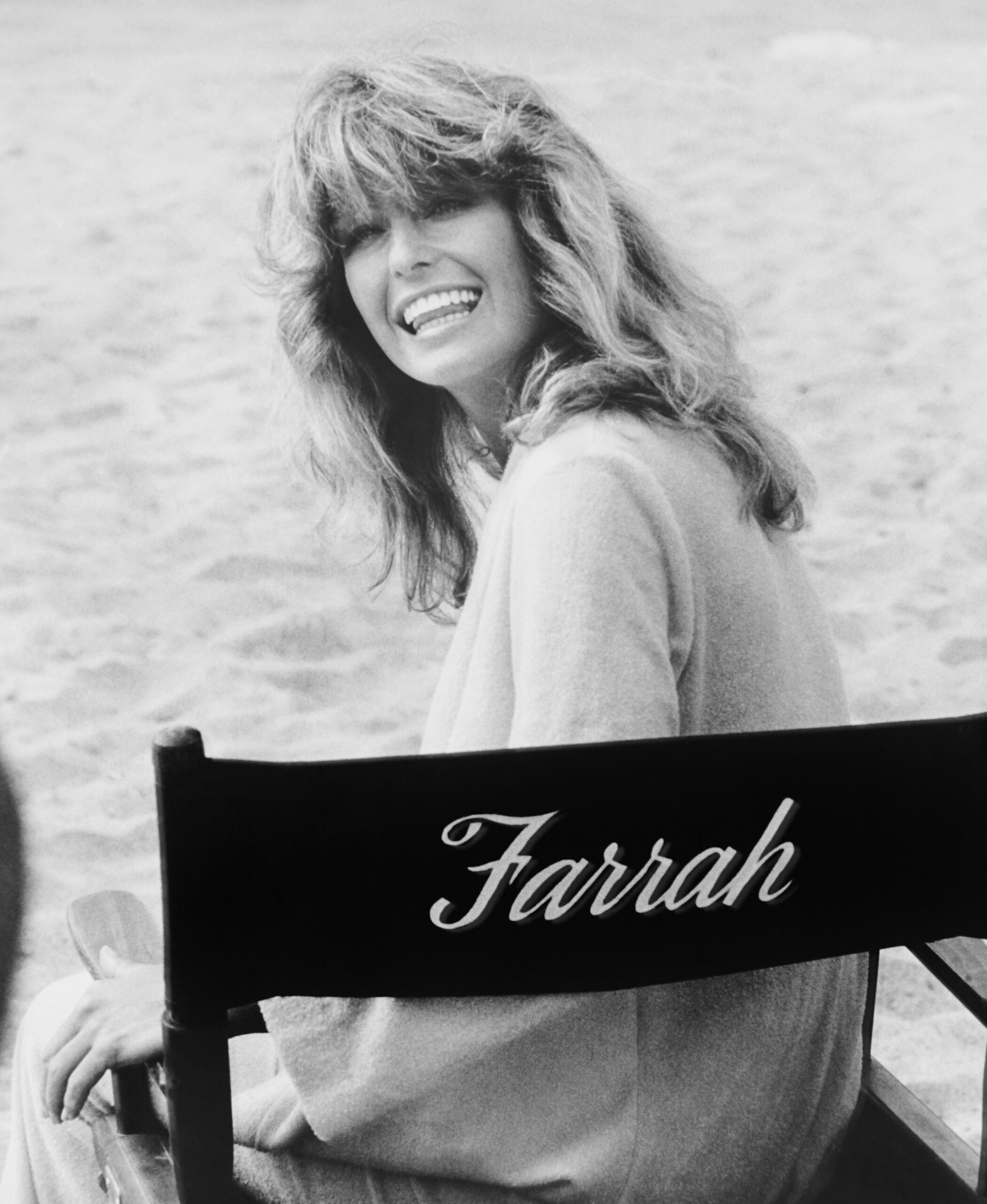 CHARLIE'S ANGELS, Farrah Fawcett on set, 1976-1981
