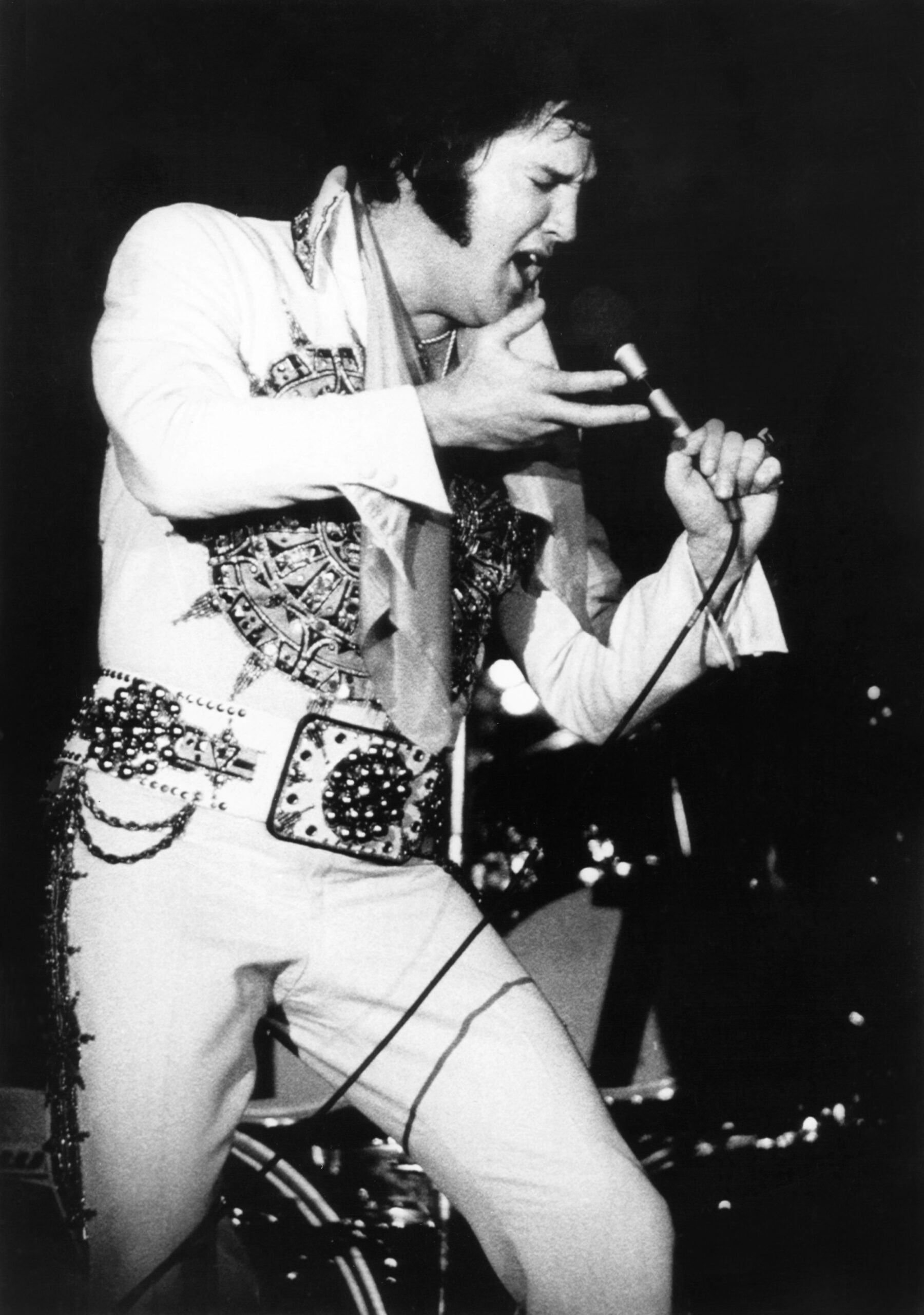 ELVIS IN CONCERT, Elvis Presley, (filmed June 19-21, 1977), aired posthumously October 3, 1977